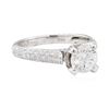 Image 1 : 1.50 ctw Diamond Ring - 18KT White Gold