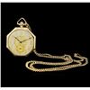 Image 1 : Waltham 14KT Yellow Gold Open Face Pocket Watch