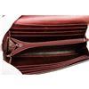 Image 4 : Gucci Metallic Burgundy Patent Leather Interlocking GG Heart Long Wallet