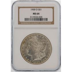 1900-O $1 Morgan Silver Dollar Coin NGC MS64