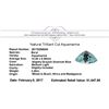 Image 2 : 4.28 ct.Natural Trilliant Cut Aquamarine
