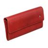 Image 3 : Chanel Red Leather Camelia CC Flap Long Wallet