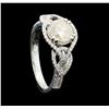 Image 4 : 1.61 ctw Diamond Ring - 14KT White Gold