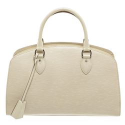 Louis Vuitton Ivory Off White Leather Pont Neuf PM Satchel Bag