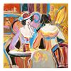Image 1 : Isaac Maimon, "Special Moments Like These" Original Acrylic Painting, Hand Signed with Certificate o