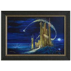 Peter (1913-2007) and Harrison Ellenshaw, "Gold Castle" Framed Limited Edition Giclee on Canvas from