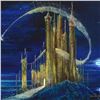 Image 2 : Peter (1913-2007) and Harrison Ellenshaw, "Gold Castle" Framed Limited Edition Giclee on Canvas from
