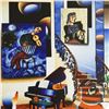 Image 2 : "Fiddler" Limited Edition Giclee on Canvas by Ferjo, Numbered and Hand Signed by the Artist. Include
