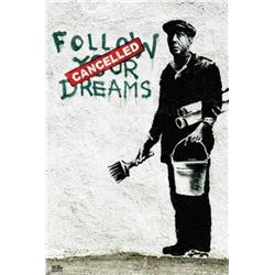 Banksy "Follow Your Dreams" Offset Lithograph