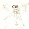 Image 2 : "Pas de Deux" Limited Edition Lithograph by Edna Hibel (1917-2014), Numbered and Hand Signed with Ce