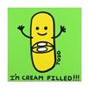 Image 1 : Todd Goldman, "I'm Cream Filled" Original Acrylic Painting on Gallery Wrapped Canvas, Hand Signed wi