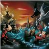Image 2 : Noah, "The Sorcerer's Dream" Limited Edition Giclee on Canvas (72" x 36"), Numbered 6/10 and Hand Si