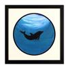 Image 1 : Wyland - "Dolphin" Framed Original Watercolor Painting, Hand Signed with Certificate of Authenticity