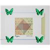 Image 3 : Yaacov Agam- Agamograph on Paper "Star of Love"