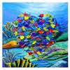 Image 1 : Vera V. Goncharenko- Original Painting on Cutout Steel and Board "Heart"