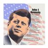Image 1 : Steve Kaufman (1960-2010), "John F. Kennedy" Limited Edition Hand Pulled Silkscreen on Canvas, Numbe