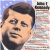 Image 2 : Steve Kaufman (1960-2010), "John F. Kennedy" Limited Edition Hand Pulled Silkscreen on Canvas, Numbe