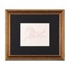 Image 1 : Guillaume Azoulay, "Essai N" Framed Original Drawing, Hand Signed with Letter of Authenticity.