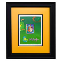 Peter Max- Original Mixed Media "Liberty Head II Ver. I #144"