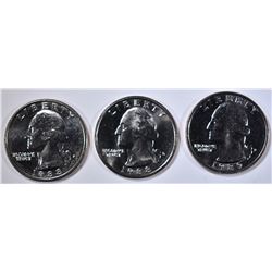 3 WASHINGTON QUARTERS;