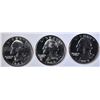 Image 1 : 3 WASHINGTON QUARTERS;