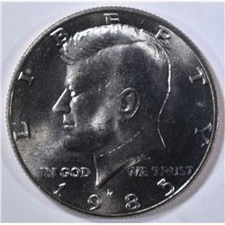 1985-D KENNEDY HALF, SUPERB GEM BU
