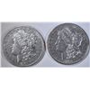 Image 1 : 1879-S & 1882-S MORGAN DOLLARS, AU