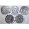 Image 2 : 5 CIRCULATED MORGAN DOLLARS