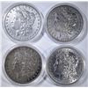 Image 1 : 4 CIRCULATED MORGAN DOLLARS