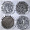 Image 2 : 4 CIRCULATED MORGAN DOLLARS