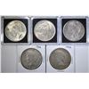 Image 1 : 5 1922 CIRCULATED PEACE DOLLARS