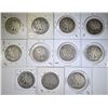 Image 2 : 11 CIRC WALKING LIBERTY HALVES