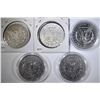 Image 2 : 5 CIRCULATED MORGAN DOLLARS