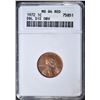 Image 1 : 1972 LINCOLN CENT  ANACS MS-64 RD