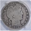 Image 2 : 1915 BARBER HALF DOLLAR  PCGS G-4