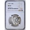 Image 1 : 1941-S WALKING LIBERTY HALF DOLLAR  NGC MS-64