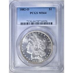 1882-O MORGAN DOLLAR  PCGS MS-64