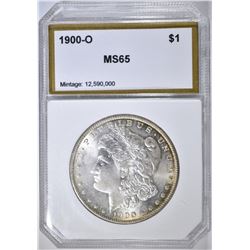 1900-O MORGAN DOLLAR  PCI GEM BU