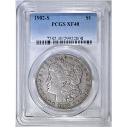 1902-S MORGAN DOLLAR  PCGS XF-40