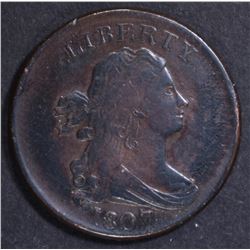1807 HALF CENT  CH AU