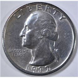 1932-D WASHINGTON QUARTER  BU  OLD CLEANING