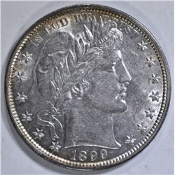 1899 BARBER HALF DOLLAR  BORDERLINE UNC