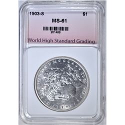1903-S MORGAN DOLLAR  WHSG CH UNC