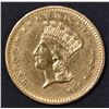 Image 1 : 1858-S $1 GOLD INDIAN PRINCESS  CH AU
