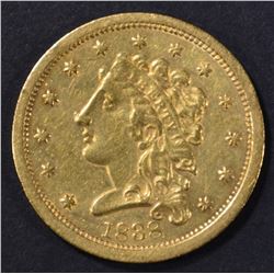 1838 $2.5 GOLD CLASSIC HEAD AU