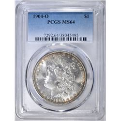 1904-O MORGAN DOLLAR   PCGS MS-64