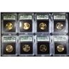 Image 1 : LOT OF 8 ICG GRADED SACAGAWEA DOLLARS