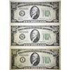 Image 1 : (3) $10 FEDERAL RESERVE NOTES ALL CHOICE: