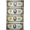 Image 1 : (4) 1928 $20 FEDERAL RESERVE NOTES: