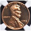 Image 2 : 1958 LINCOLN CENT NGC PF-67 RD CAMEO